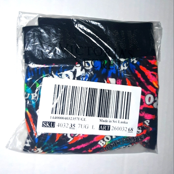 NWT VICTORIA'S SECRET PINK Tie Dye 2020 Boyshorts - Picture 9 of 9